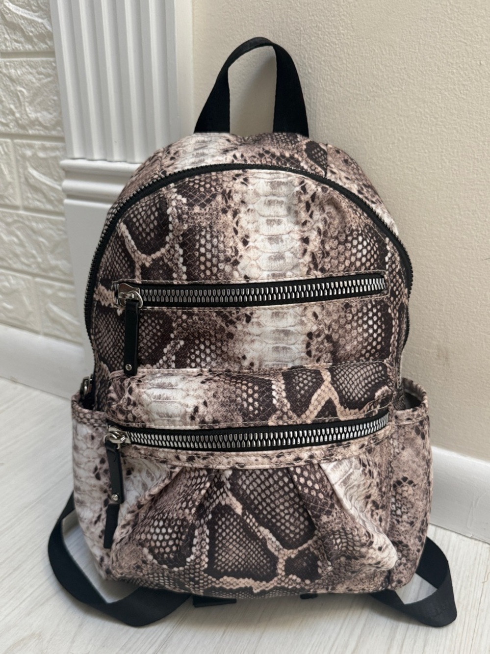 New AK Sport Snake Print Medium Size Backpack
